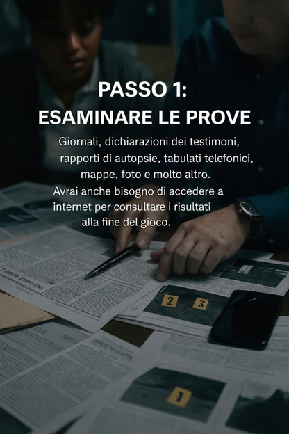 GIOCHI DETECTIVE - OGGI 3 AL PREZZO DI 1 - RICEVI 3 CASI REALI + 7 CASI EXPRESS IN REGALO