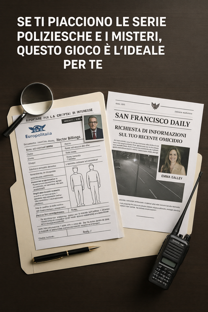 GIOCHI DETECTIVE - OGGI 3 AL PREZZO DI 1 - RICEVI 3 CASI REALI + 7 CASI EXPRESS IN REGALO