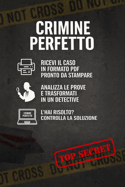 GIOCHI DETECTIVE - OGGI 3 AL PREZZO DI 1 - RICEVI 3 CASI REALI + 7 CASI EXPRESS IN REGALO